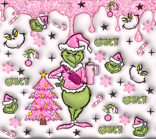 3D PINK GRINCH