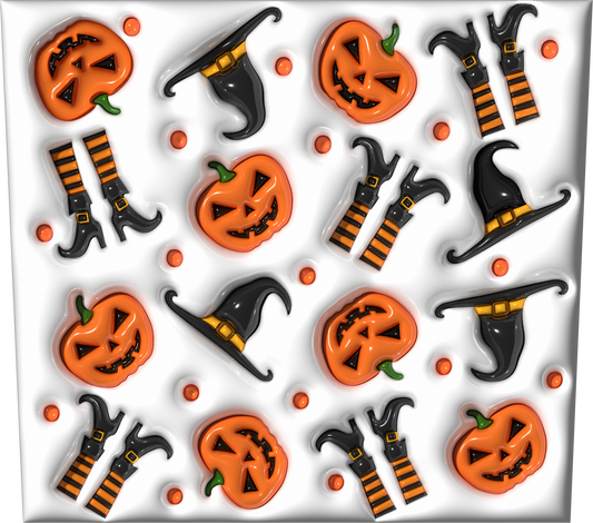 PUFF WITCHES HATS WHITE BACKGROUND