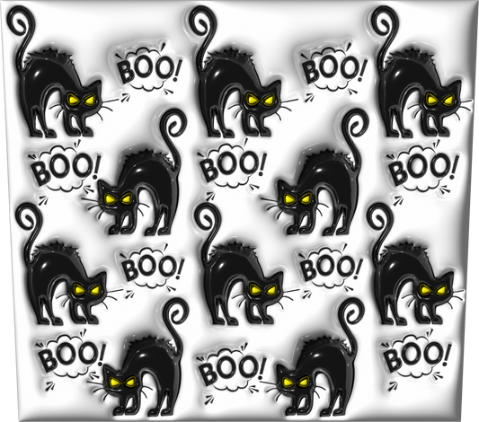 PUFF HALLOWEEN BLACK CATS