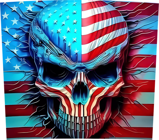 JULY 4TH SKULL