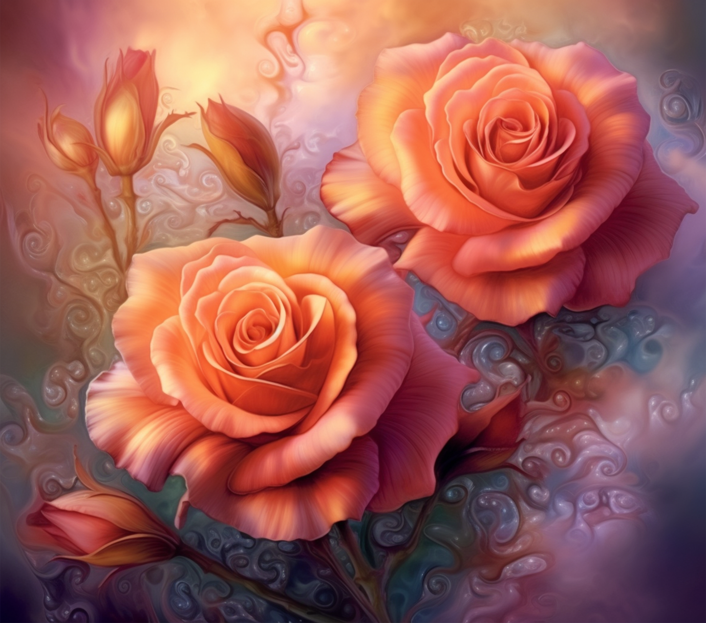 ORANGE ROSES
