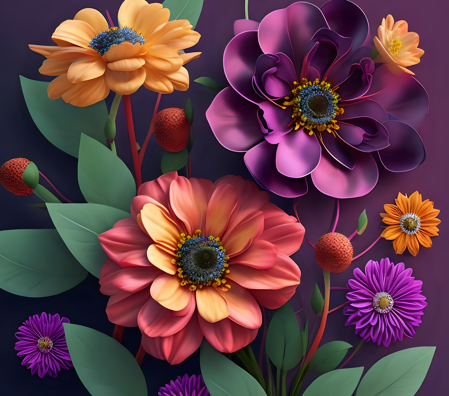 3D FLORAL
