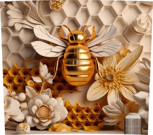 3D FLORAL BEE WRAP
