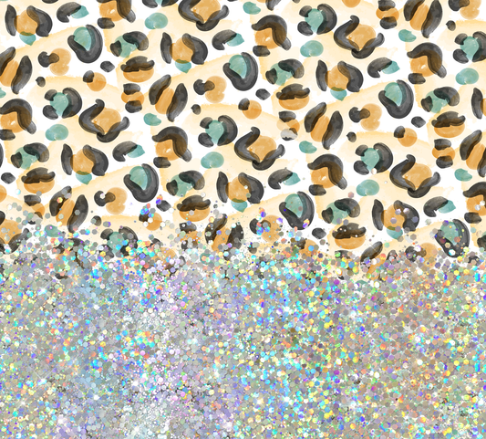 ANIMAL PRINT CUP GLITTER PEN/CUP COMBO