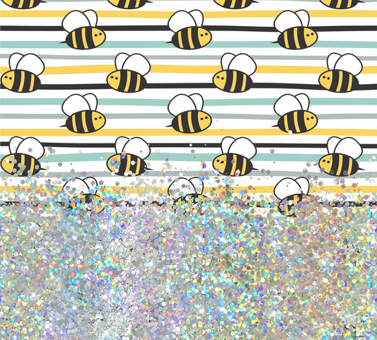 BEE CUP GLITTER PEN/CUP COMBO