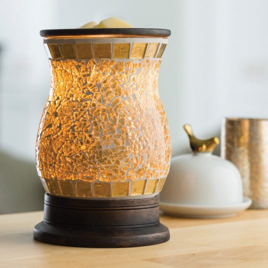 GILDED GLASS ILLUMINATION FRAGRANCE WARMER