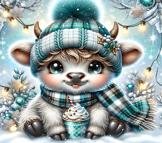 CHRISTMAS BLUE PLAID BABY HC