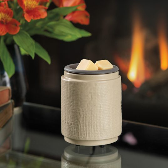 NATURAL LINEN FLIPDISH FRAGRANCE WARMER