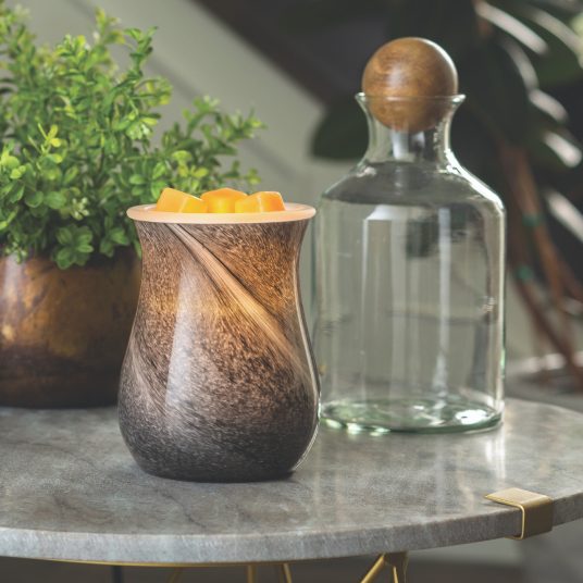 OBSIDIAN GLASS ILLUMINATION FRAGRANCE WARMER