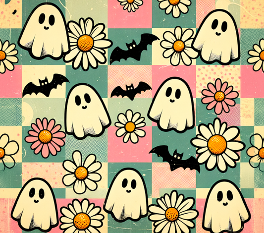 RETRO CHECKERED HALLOWEEEN