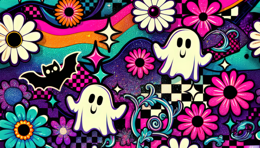 RETRO GHOST HALLOWEEN