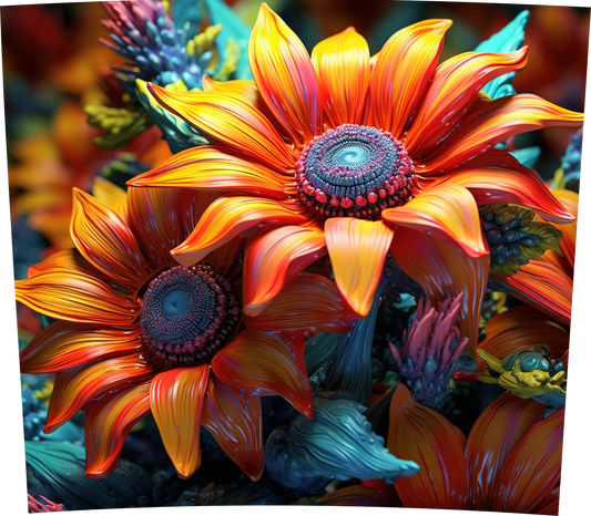 SUNFLOWER BURST FLORAL