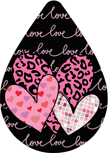 VALENTINES DAY HEARTS EARRINGS