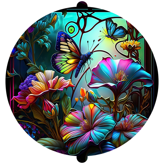 STAINED GLASS BUTTERFLY
