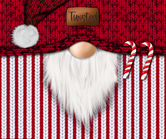 Candy Cane Gnome Santa