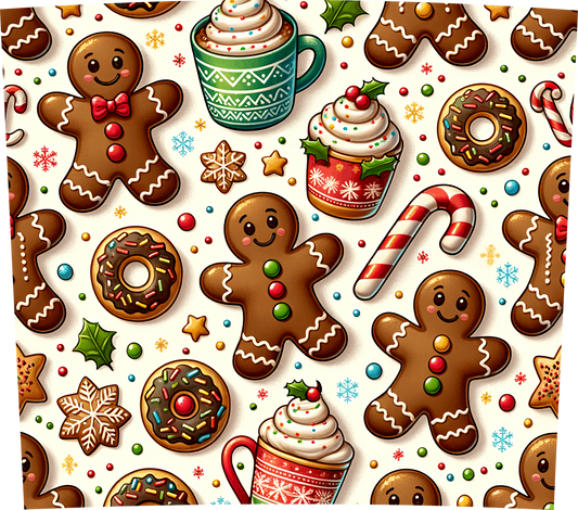 GINGERBREAD MAN COOKIES AND DONUTS