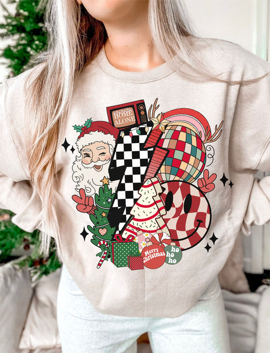 RETRO CHRISTMAS DISTRESSED