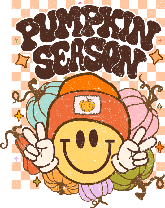 PEACE SMILEY FACE BEANIE