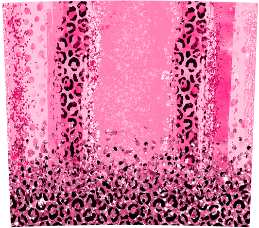 Pink Leopard Glitter