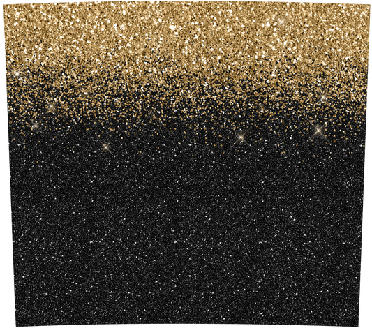 Glitter Black and Gold