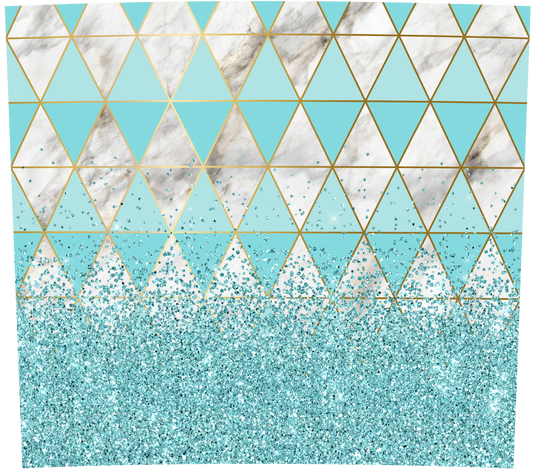 Marble and Teal Diamond Wrap