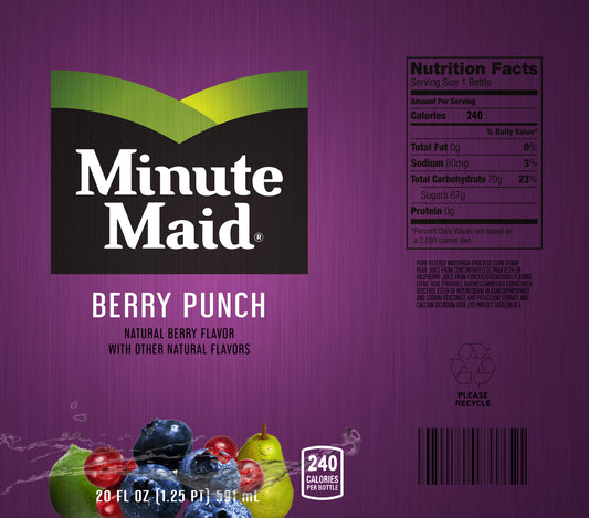 MINUTE MAID BERRY PUNCH