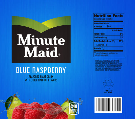 MINUTE MAID BLUE RASPBERRY