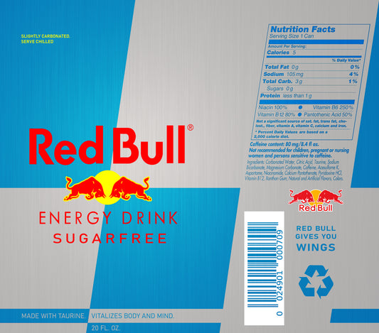 RED BULL SUGAR FREE