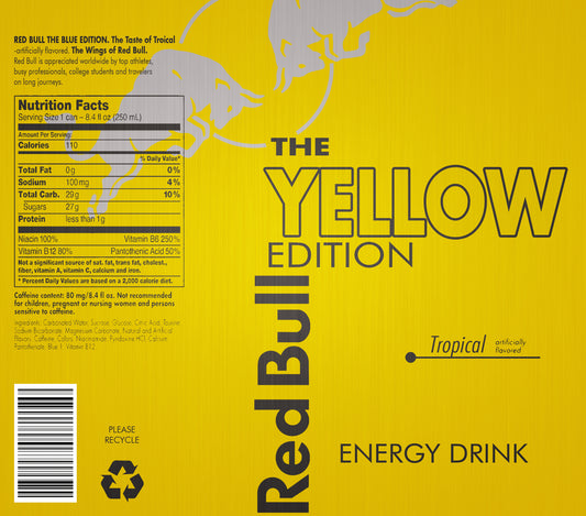 RED BULL YELLOW