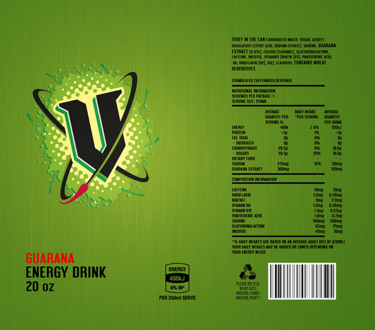 GREEN V ENERGY DRINKS