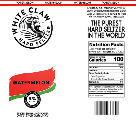 WHITE CLAW WATERMELON