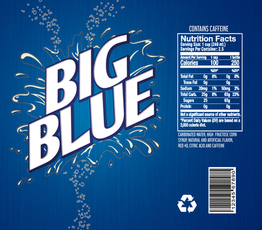 BIG BLUE CAN