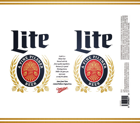 MILLER LITE CAN