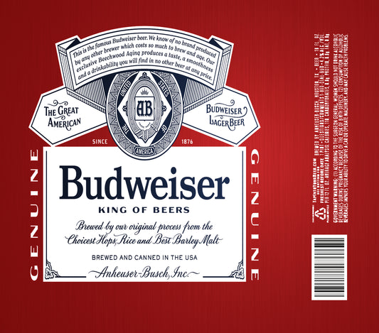 BUDWEISER CAN