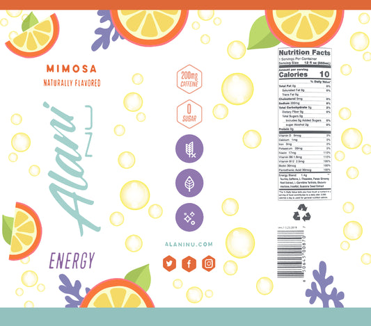 ALANII MIMOSA ENERGY DRINK