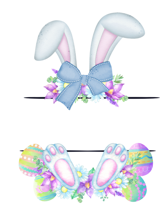EASTER BUNNY MONOGRAMMED