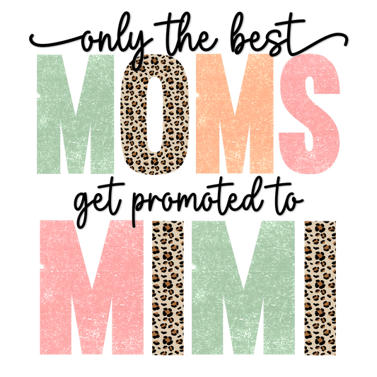 Only The Best Moms get Promoted to Mimi/Nana