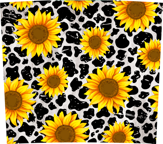 SUNFLOWER COW PATTERN