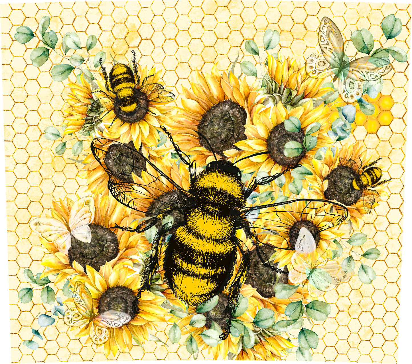 SUNFLOWER BEES