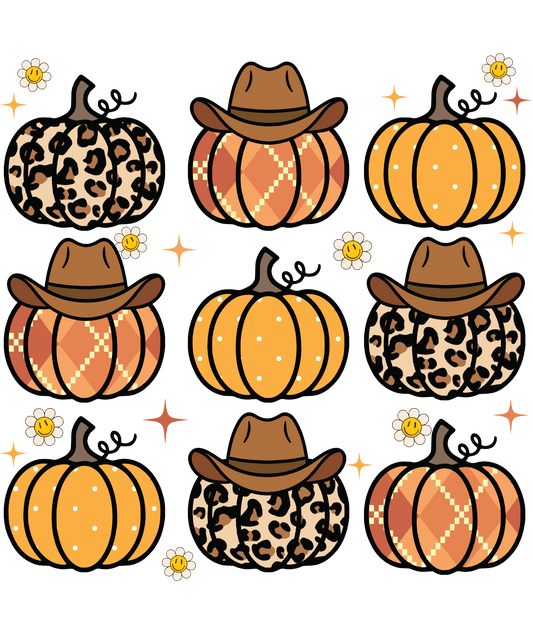 COWBOY HAT PUMPKINS