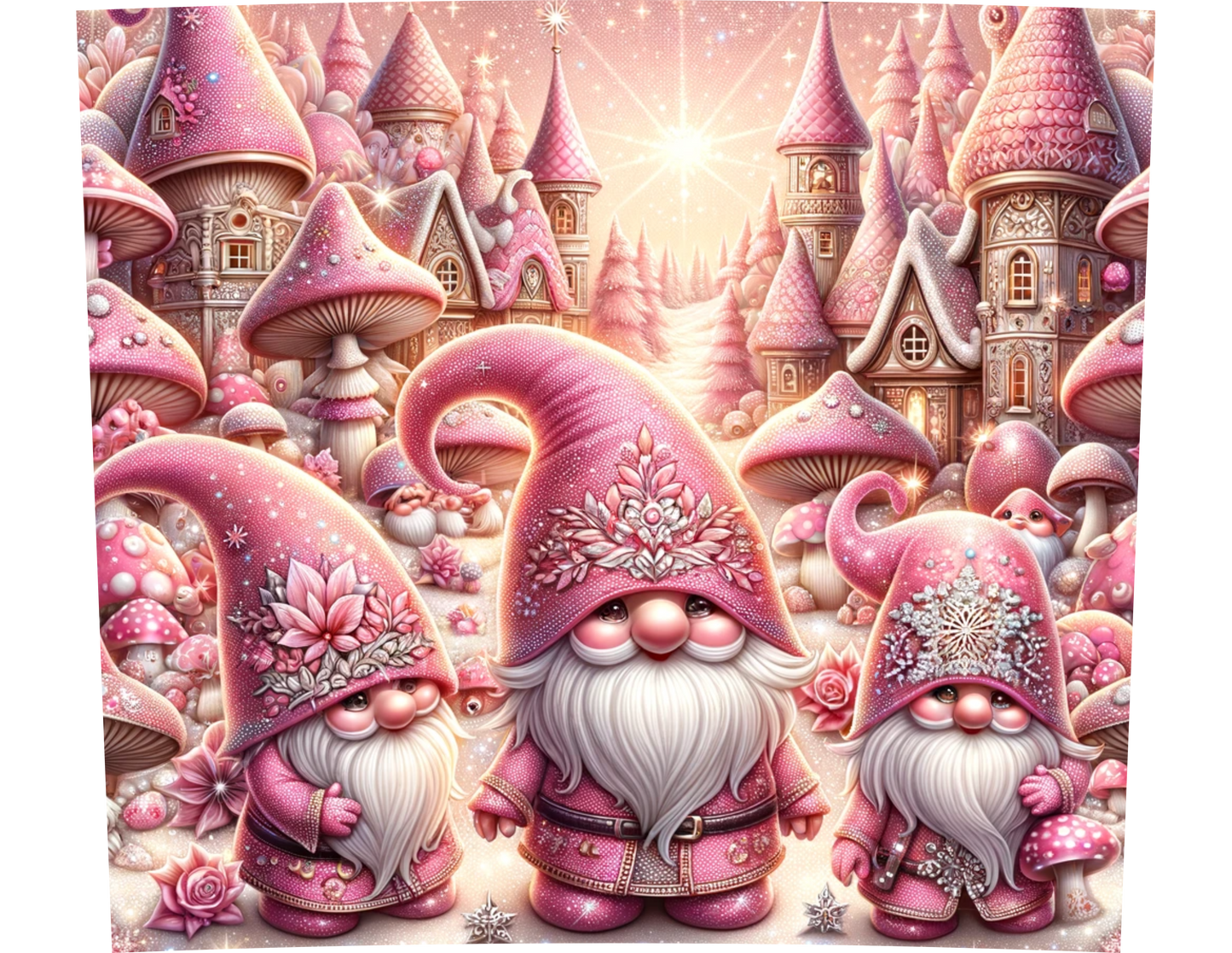 PINK CHRISTMAS GNOMES