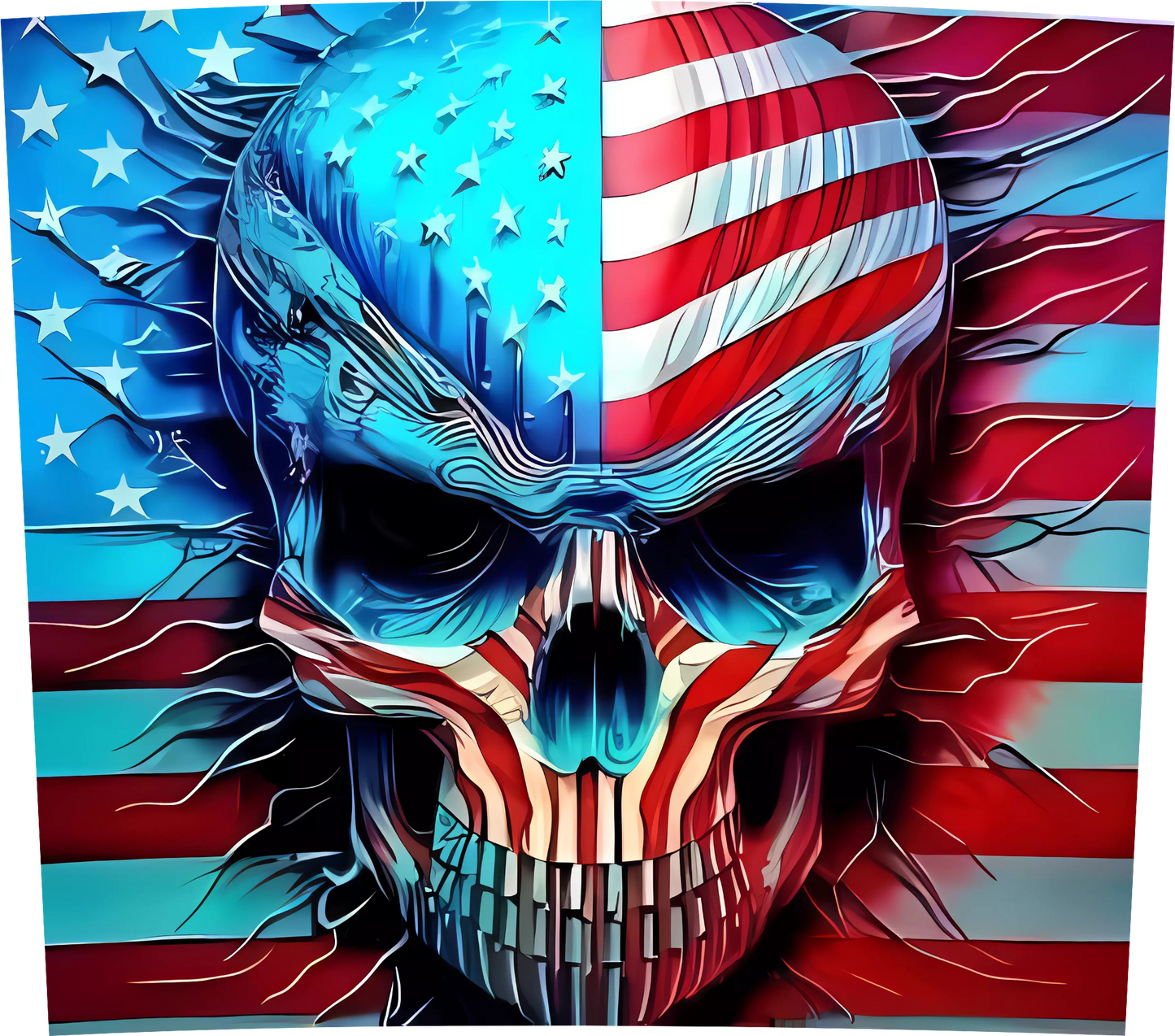 JULY 4TH SKULL