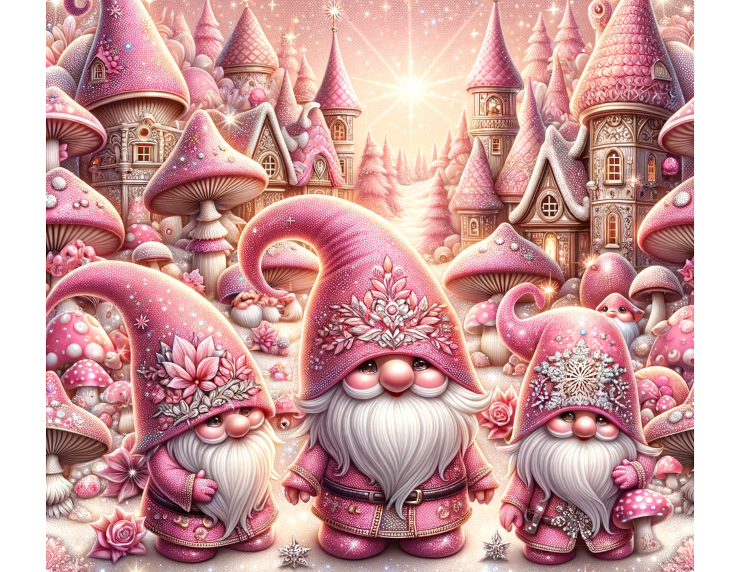 PINK CHRISTMAS GNOMES