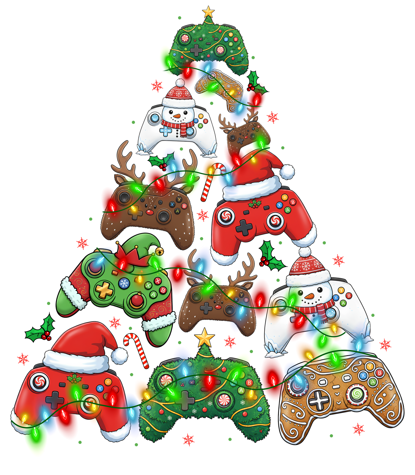 XMAS RETRO GAMING CONTROLLERS