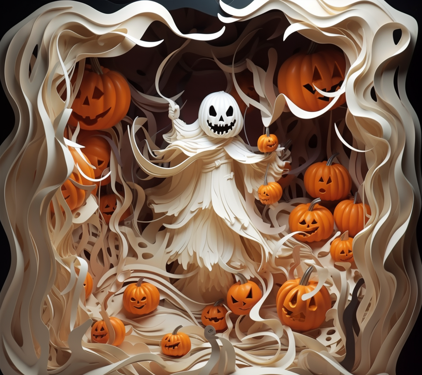 GHOSTLY PUMPKINS