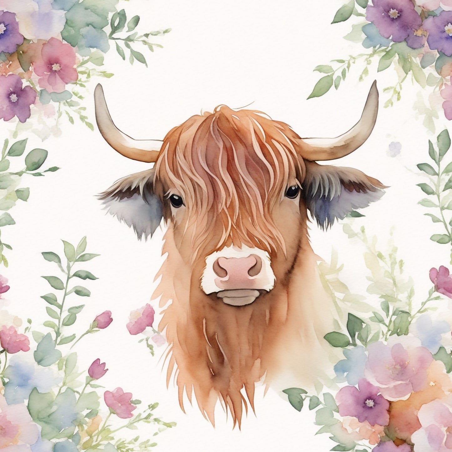 FLORAL COW