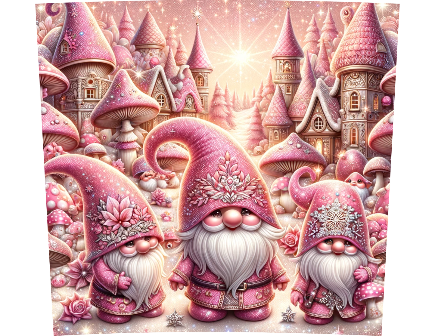 PINK CHRISTMAS GNOMES