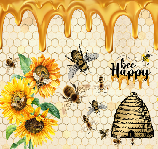 BEE HAPPY WITH HONEY DRIP