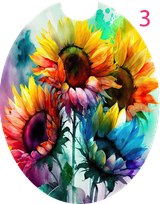 SUNFLOWER COASTERS