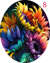 SUNFLOWER COASTERS